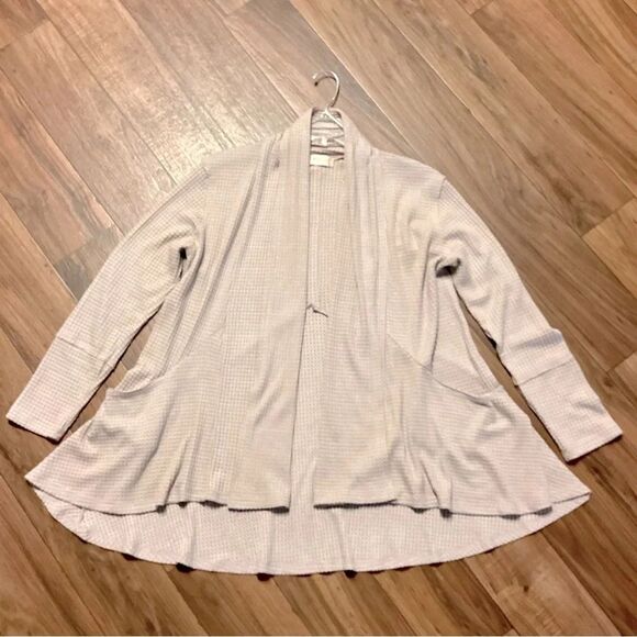 Altar’d State Waffle-knit Soft Cozy Waterfall Open Cardigan Sweater Medium - Picture 13 of 13